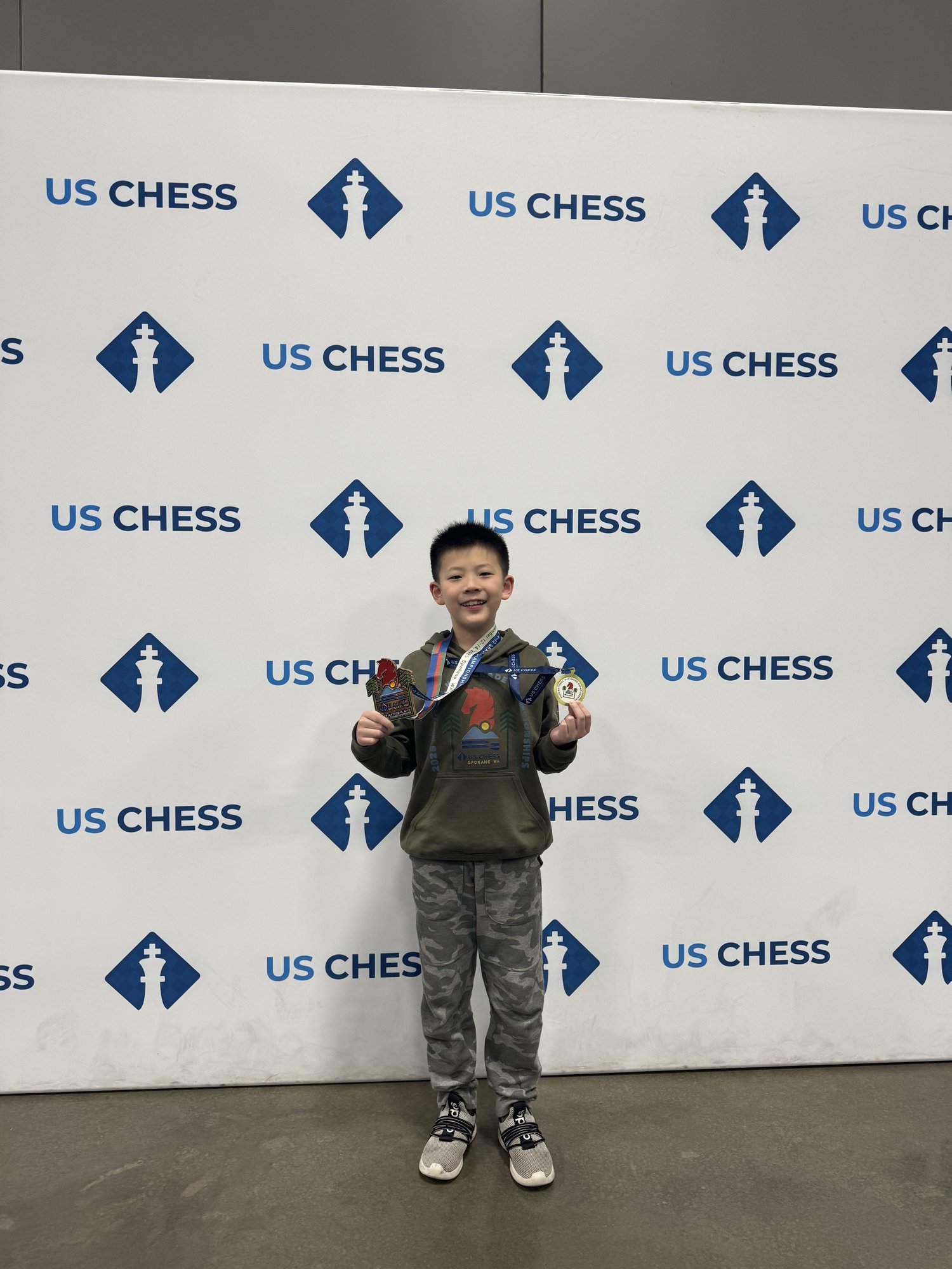 Congratulating our student Max